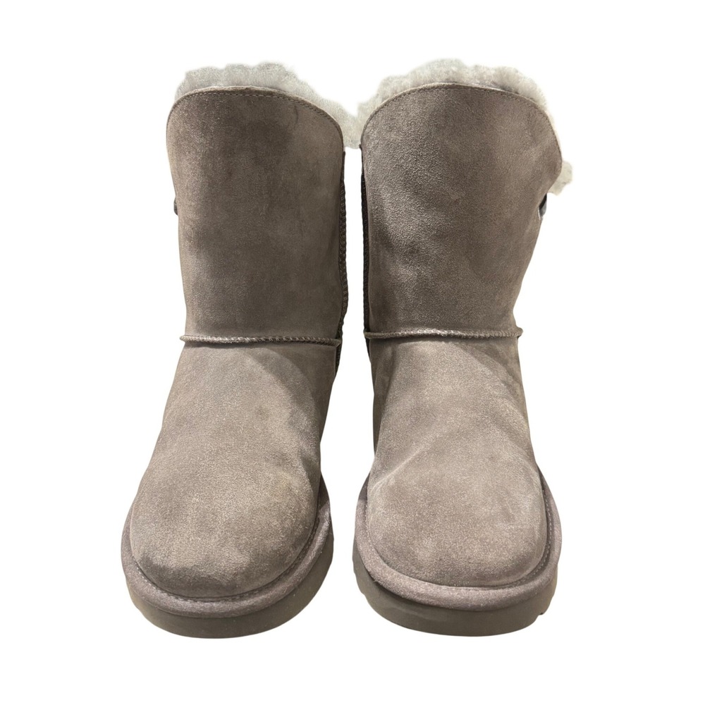 UGG Australia Constantine Charcoal Suede Lace Up Boots Size 9 - Picture 4 of 9